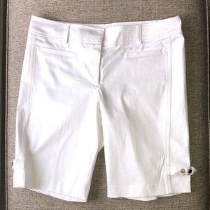 Women’s white shorts